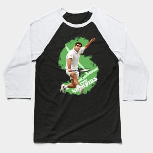 Pete Sampras cartoon Baseball T-Shirt